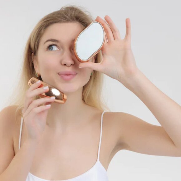 Zoe Ayla Crystal Hair Remover Women Quick Soft Silky Skin Beautiful Gold Tone - Picture 3 of 10